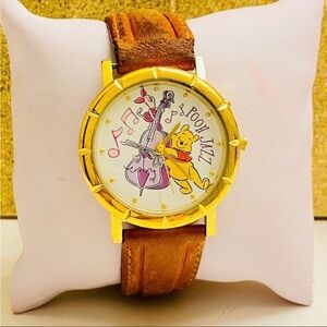 VINTAGE Disney Timex Winnie The Pooh Jazz Musical Watch